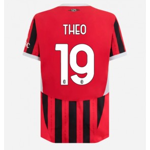 AC Milan Theo Hernandez #19 Domácí Dres 2024-25 Krátký Rukáv